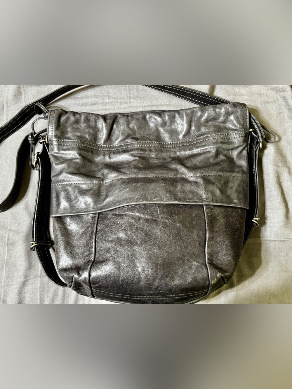 Women's Leather Drawstring Rothko concord - Picture 3 of 10